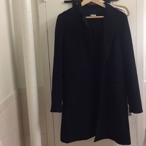 Reformation black coat size small